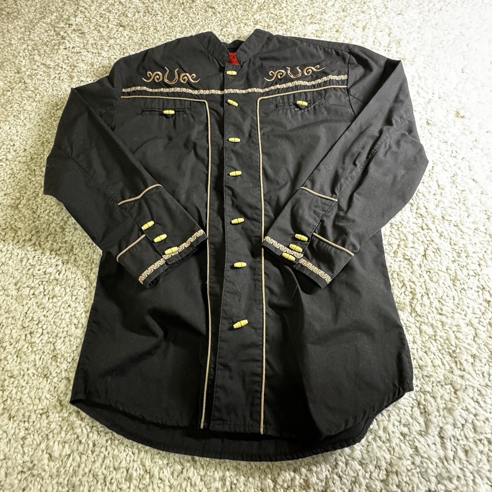 Patron Cito Red Label Shirt Youth Size 18 Long Sleeve‎ Western Cowboy Rodeo
